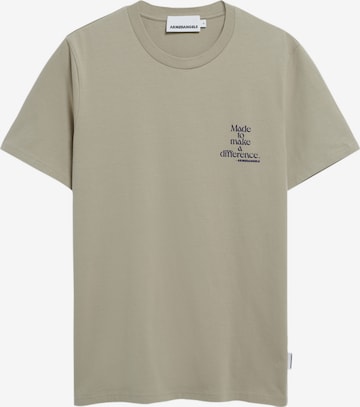 ARMEDANGELS T-Shirt JAAMES DIFFERENCE in Grün: Vorderseite