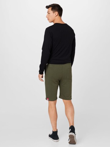 ALPHA INDUSTRIES Regular Trousers in Green