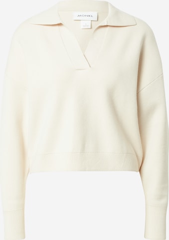 Monki Sweater in Beige: front