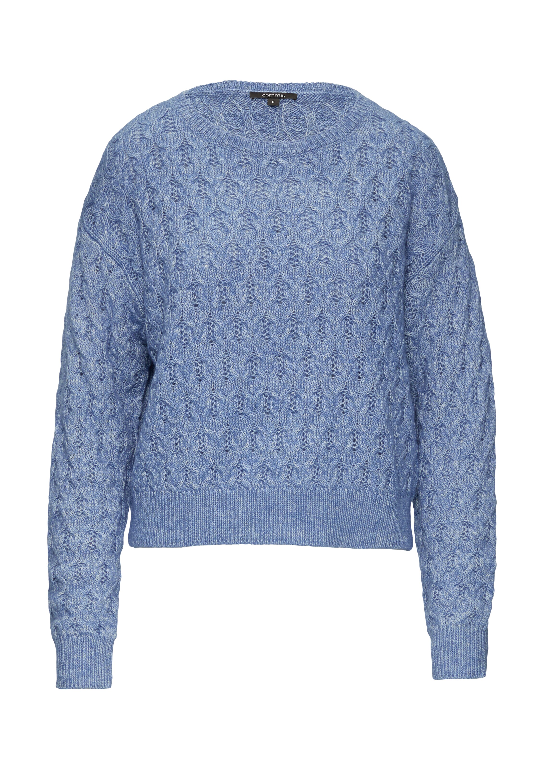 COMMA Pullover in Blau: Vorderseite