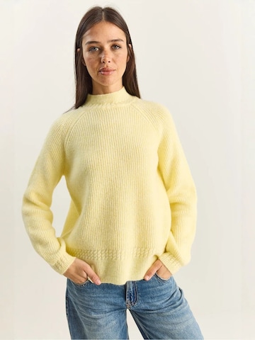 Pull-over 'Pullover' Bianco Lucci en jaune : devant