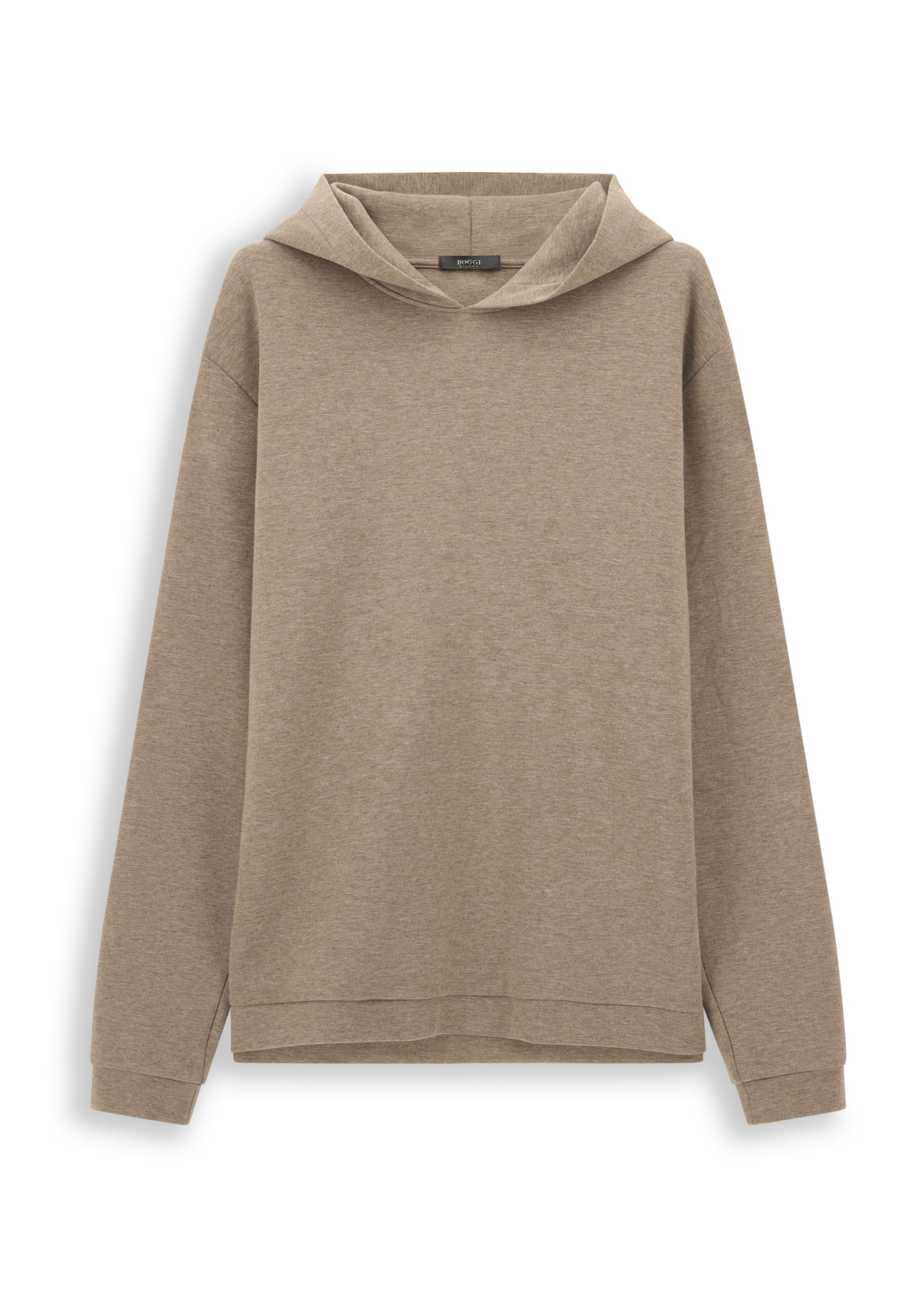 Sweat-shirt Boggi Milano en marron : devant