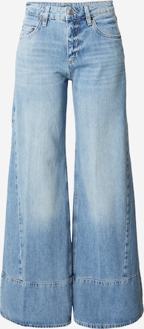 Sisley Wide Leg Jeans i blå: forside