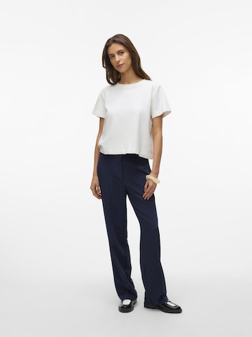 VERO MODA regular Lærredsbukser i blå: forside