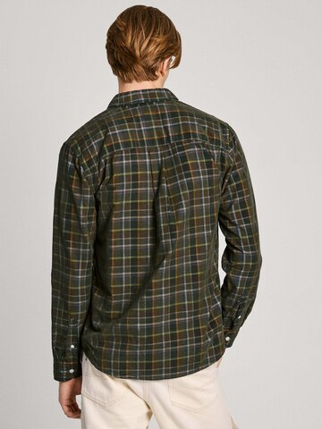 Pepe Jeans Regular Fit Hemd 'MAX' in Grün