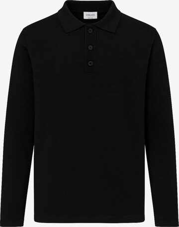 Vercate Shirt 'No. 12' in Schwarz: Vorderseite