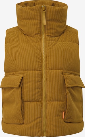 QS Bodywarmer in Geel: voorkant