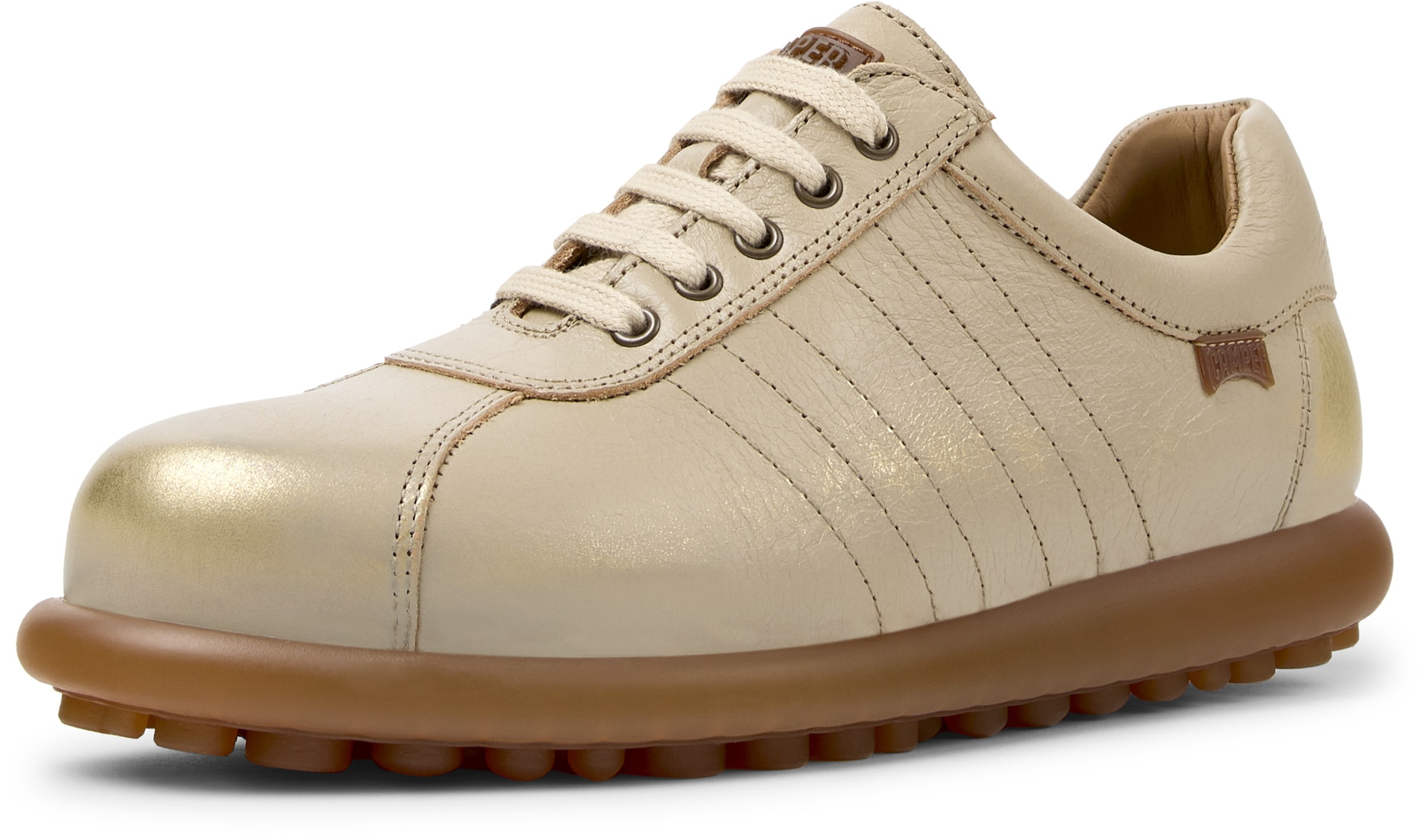 Baskets basses ' Pelotas Ariel ' CAMPER en beige : devant