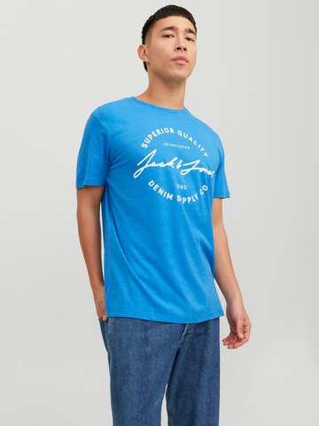 JACK & JONES Shirt 'ACE' in Blauw: voorkant