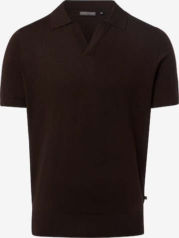 Pull-over Finshley & Harding en marron : devant