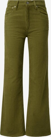 QS Regular Jeans in Green: front