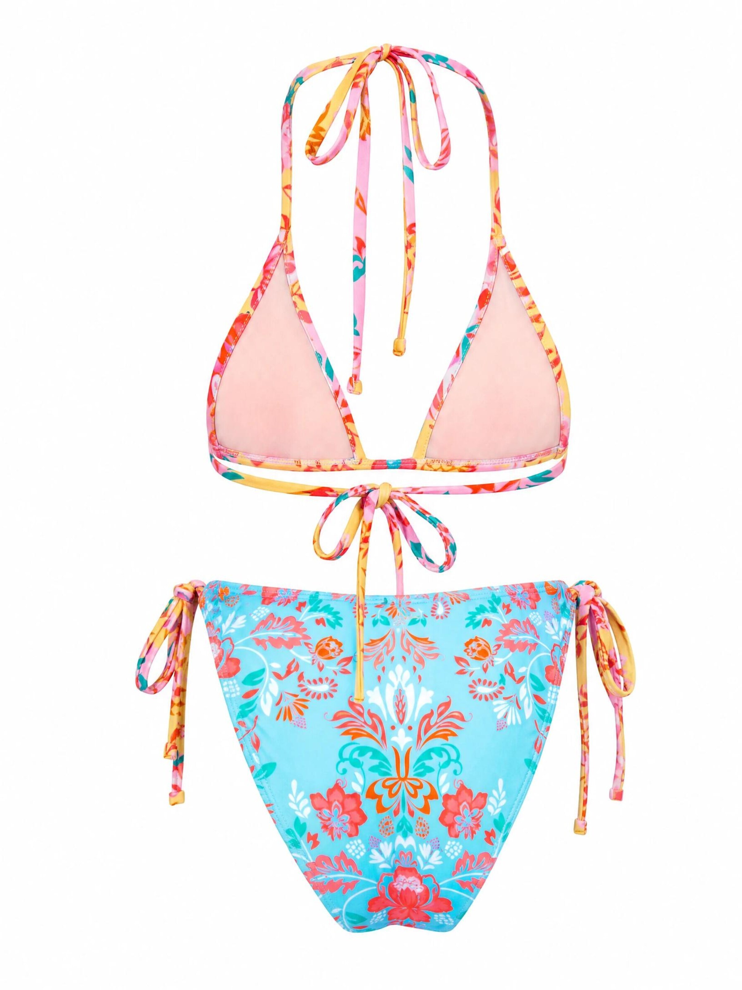 Cupshe Triangel Bikini 'Halter'‌‌‌‌‌‌ in Blau