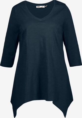 Ulla Popken Shirt in Blauw: voorkant