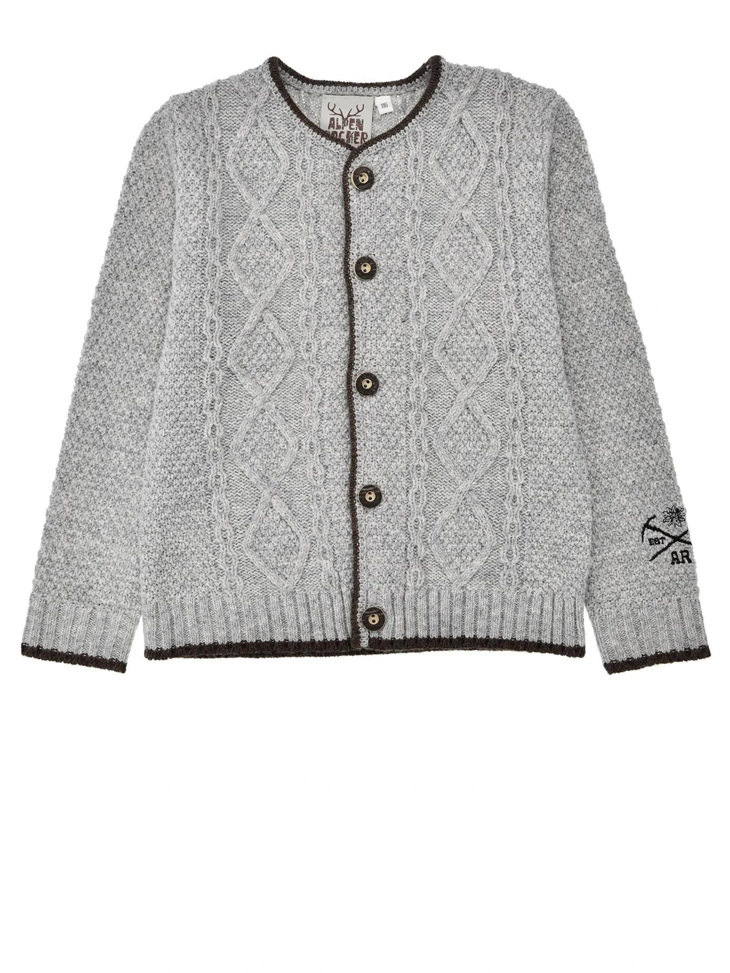BONDI Strickjacke‌‌‌‌‌‌‌‌‌ in 110 in grey denim, Produktansicht