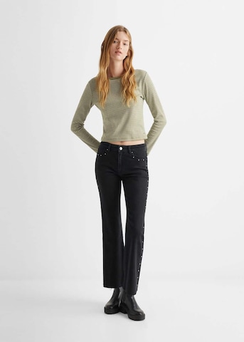 MANGO TEEN Flared Jeans 'Tachas' i svart