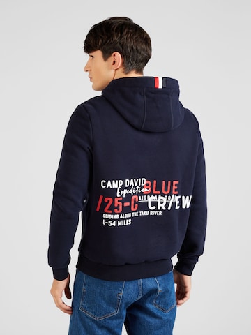 CAMP DAVID Sweatshirt 'Alaska Ice Tour' in Blue