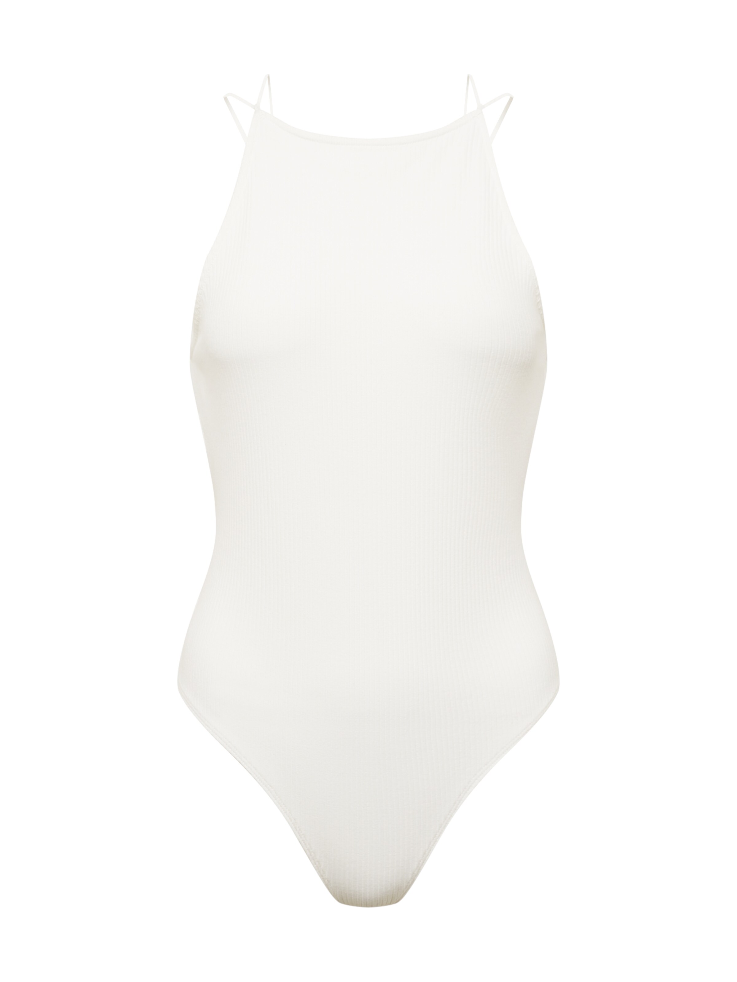 A LOT LESS Shirt Bodysuit 'Tara' in White: front