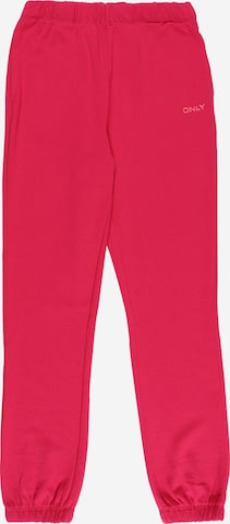 Pantaloni 'ZOE' de la KIDS ONLY pe roz: față