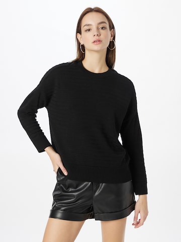 Pull-over 'Cata' ONLY en noir : devant