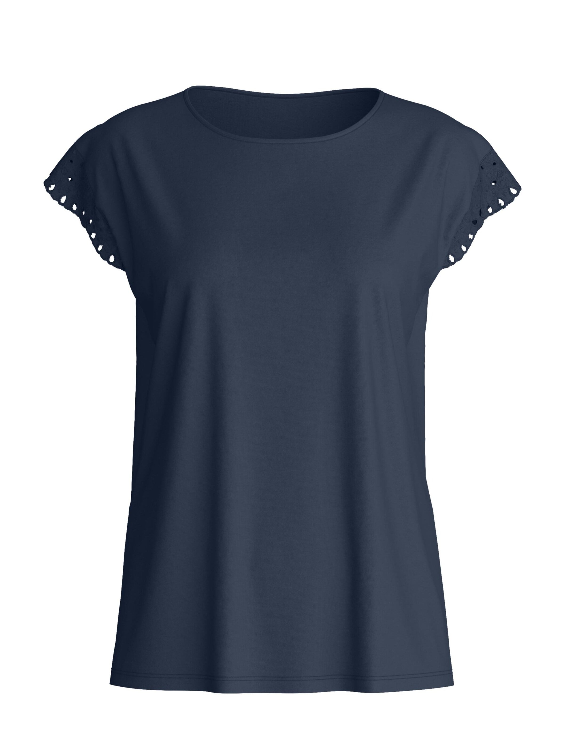 CALIDA Slaapshirt 'Favourites Tiles' in Blauw: voorkant