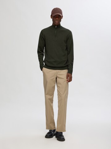 Pullover 'SLHTray' di SELECTED HOMME in verde