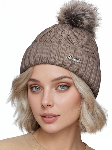 Neverless Mütze 'Julie' in Beige