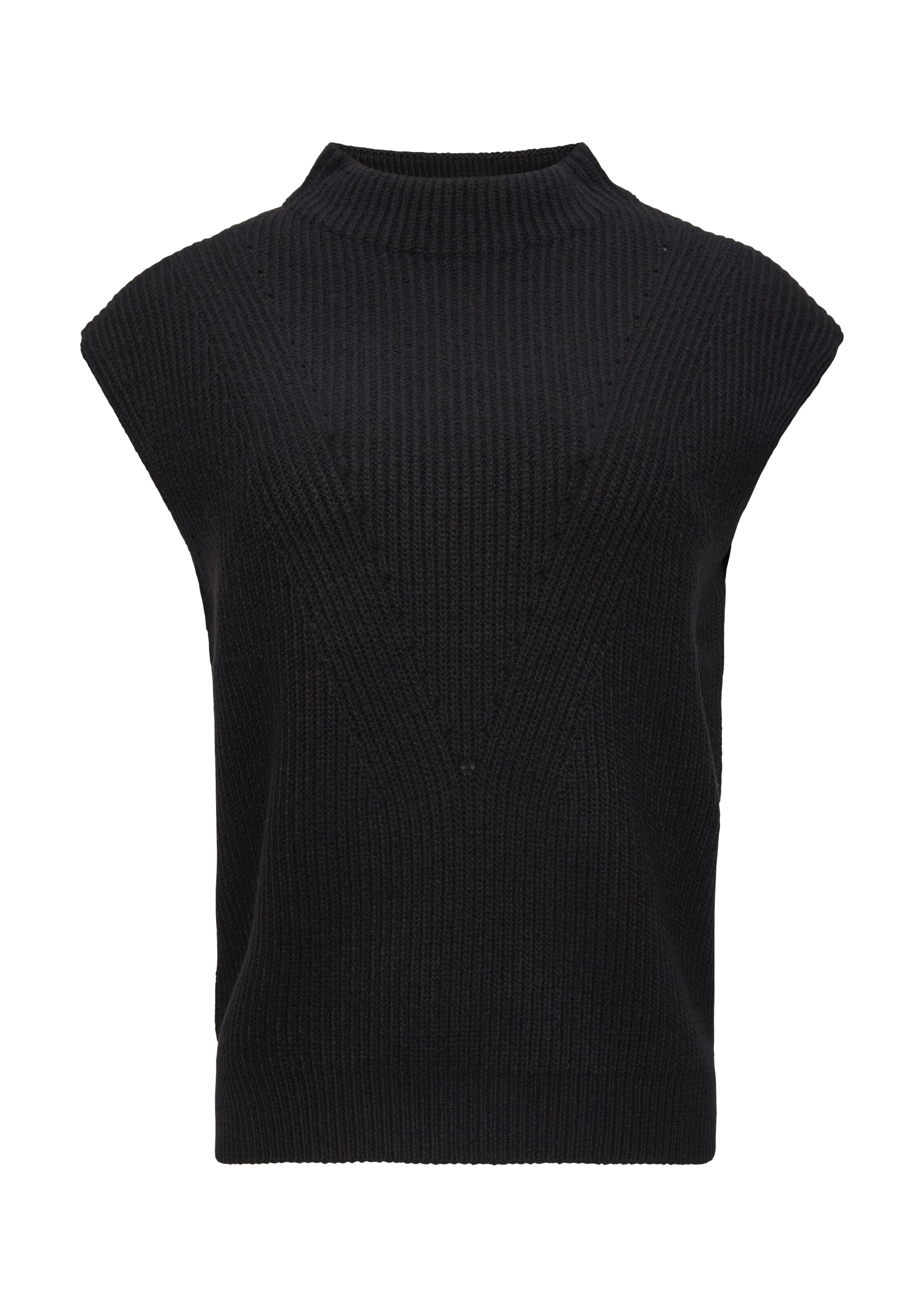 s.Oliver BLACK LABEL Pullover in Schwarz: Vorderseite