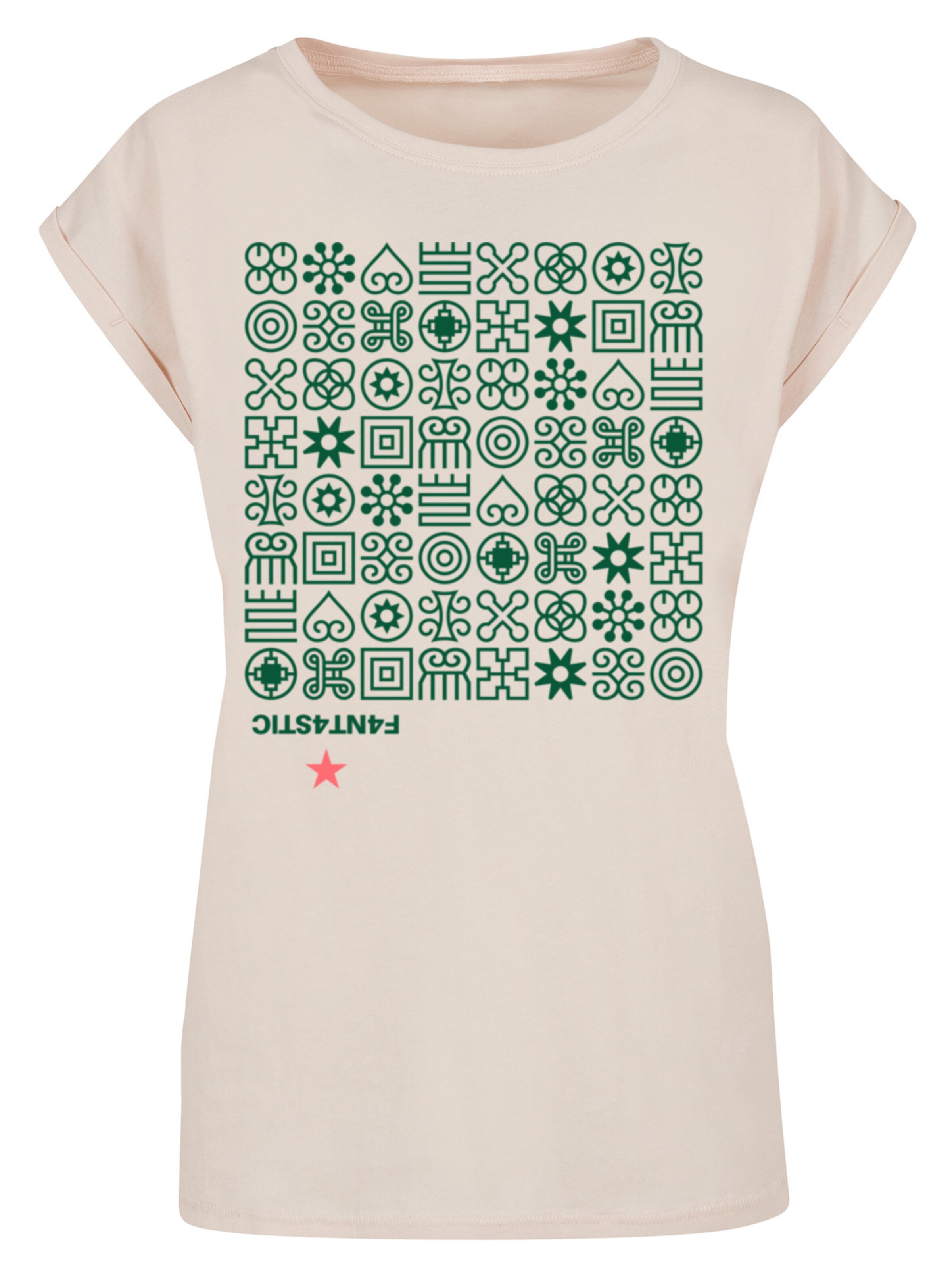 F4NT4STIC Shirt in Beige: voorkant