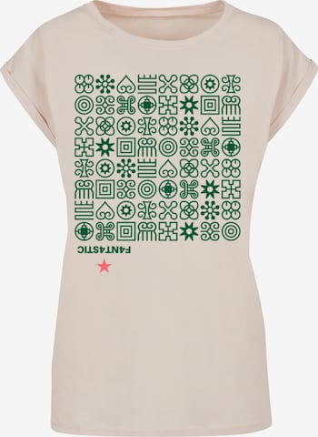 F4NT4STIC Shirt in Beige: voorkant