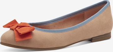 MARCO TOZZI Ballerina in Beige: front