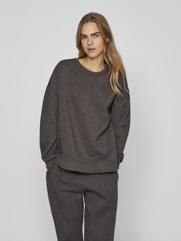 VILA Sweatshirt in Grey: front