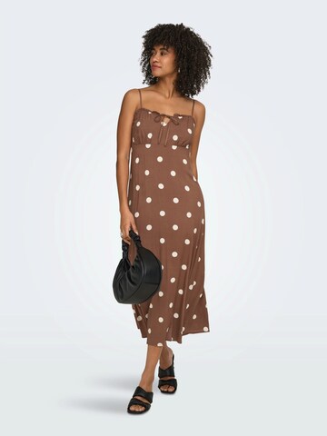 ONLY Kjole 'ONLNELLY' i brun: forside