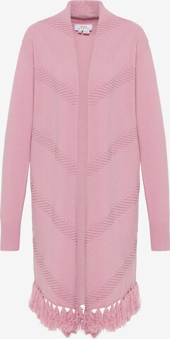 usha FESTIVAL Knit Cardigan in Pink: front