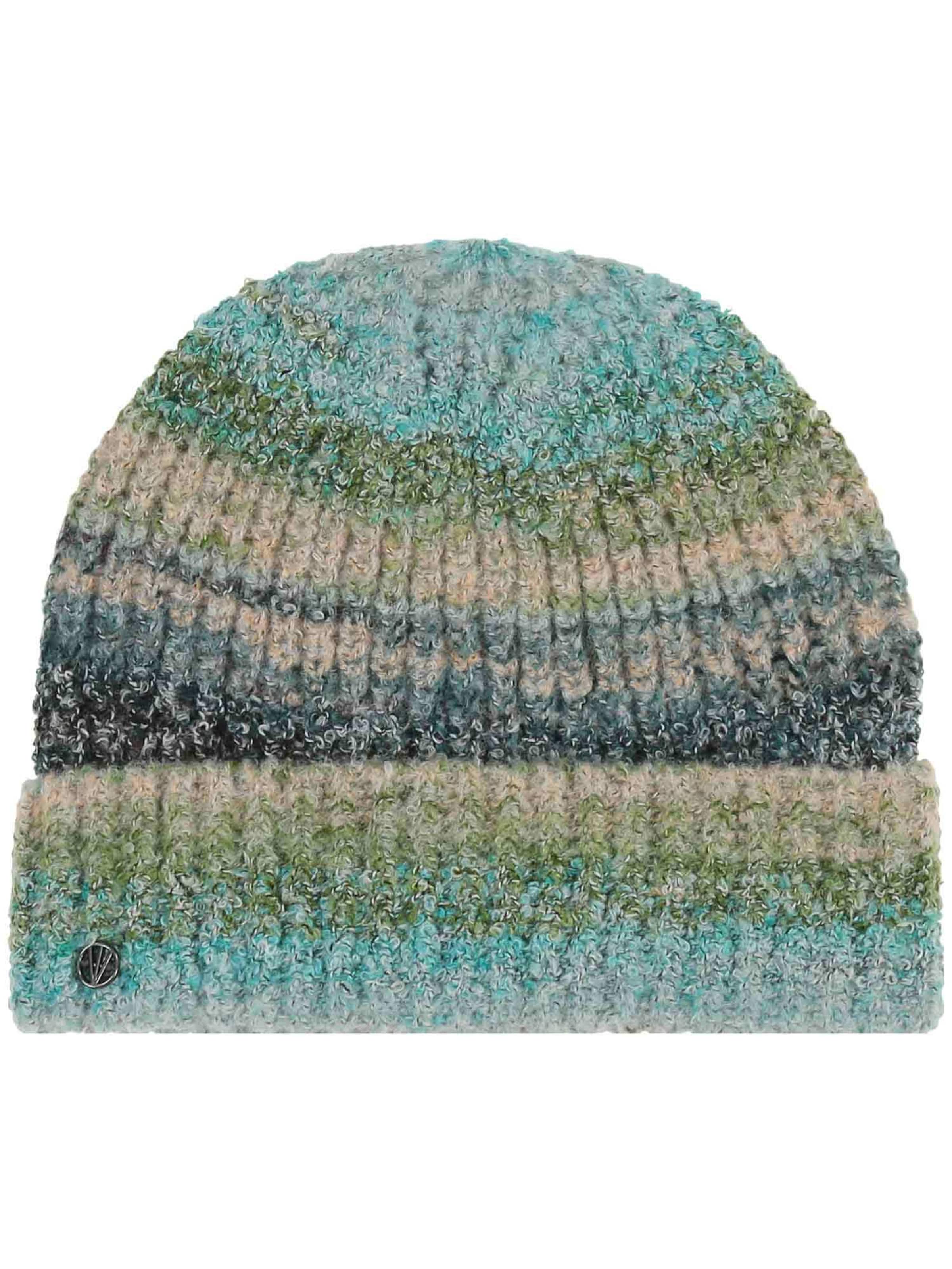 LOEVENICH Mütze in Blau: Vorderseite