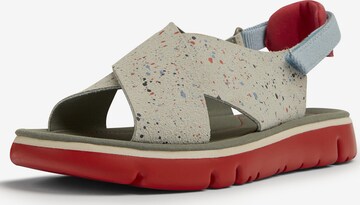 CAMPER Strap Sandals 'Oruga' in Grey: front