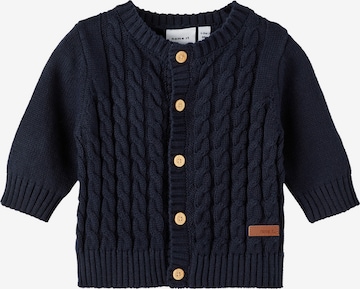 NAME IT Knit Cardigan 'Namin' in Blue: front