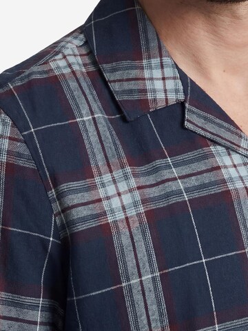 SEIDENSTICKER Pyjama lang 'Classic Flannel' in Blauw