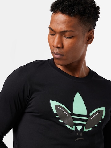 ADIDAS ORIGINALS Sweatshirt 'Q1 LS' in Black