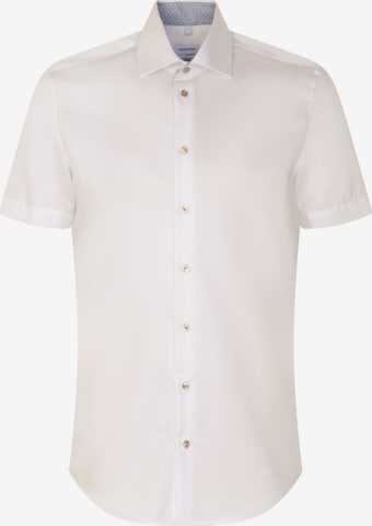 Coupe regular Chemise business 'SMART ESSENTIALS' SEIDENSTICKER en blanc : devant