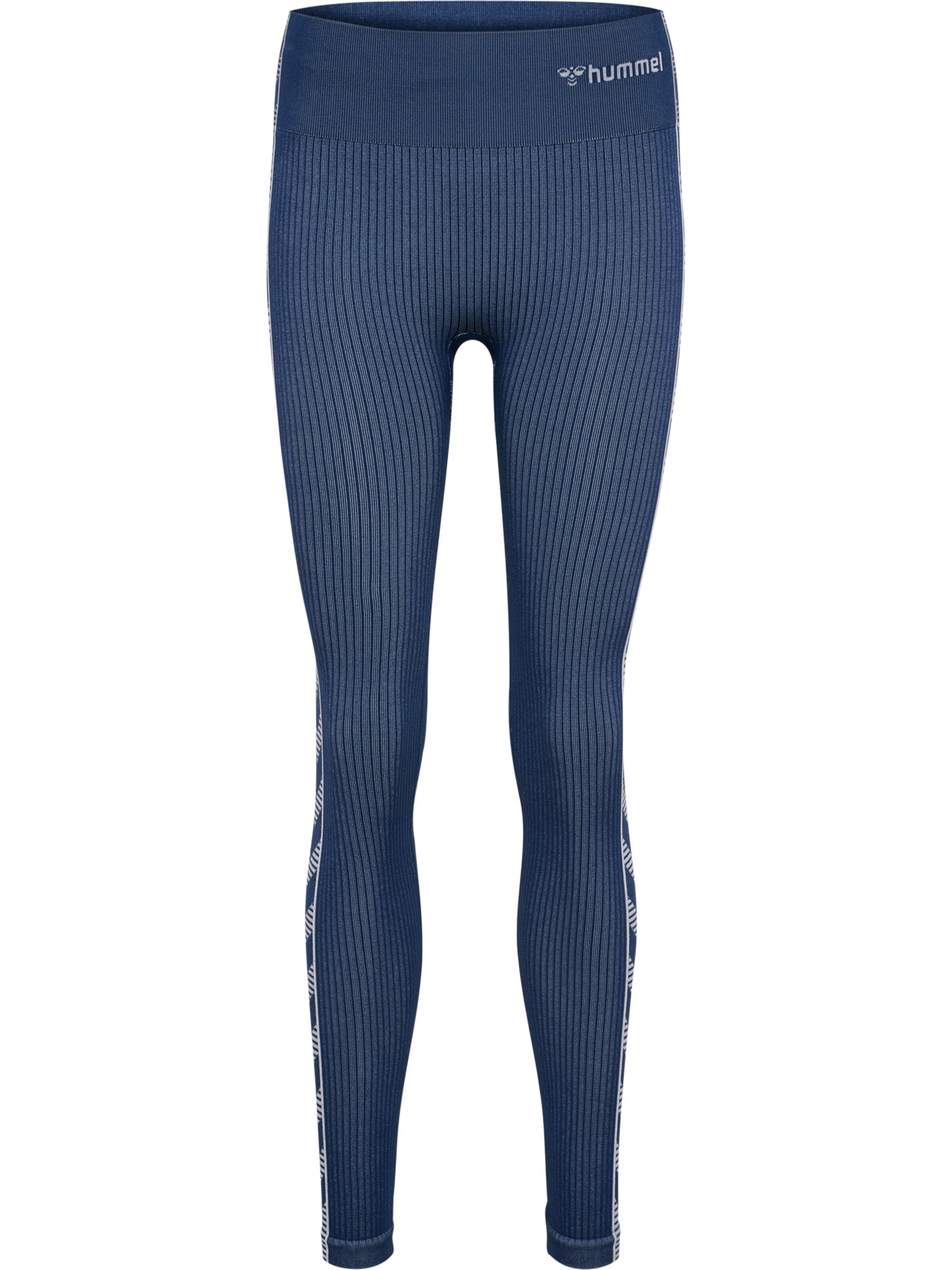 Hummel Skinny Sporthose in Blau: Vorderseite