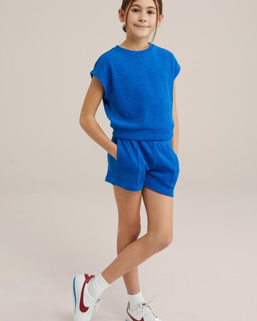 WE Fashion Regular Shorts in Blau