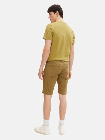 TOM TAILOR DENIM Regular Shorts in Braun