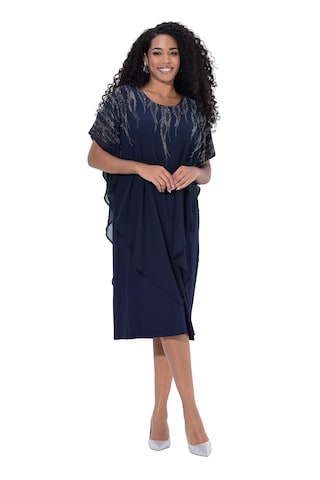 Ulla Popken Dress in Blue: front