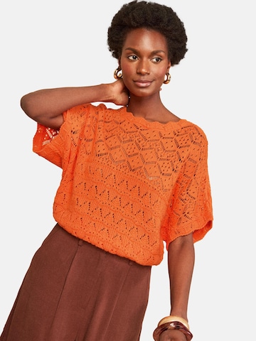 love & roses Trui in Oranje: voorkant