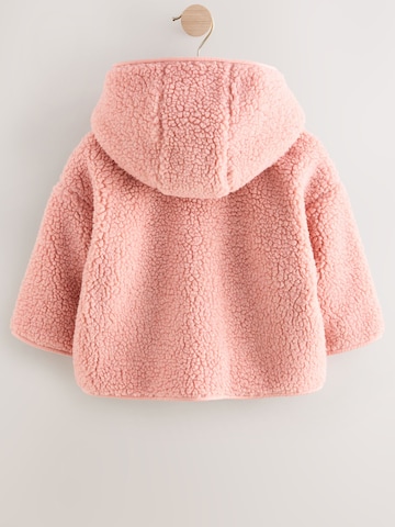 Next - Casaco de velo 'Popper' em rosa