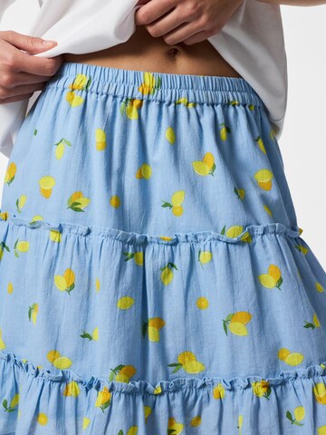 PIECES Nederdel 'PCEmma' i blå