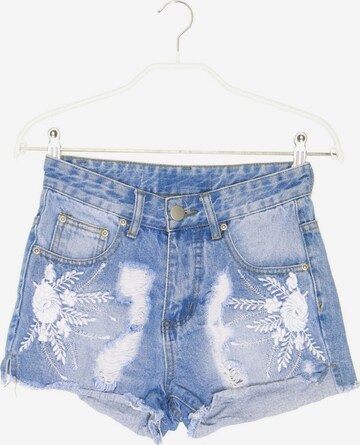 UNBEKANNT Jeans-Shorts XXS in Blau: predná strana