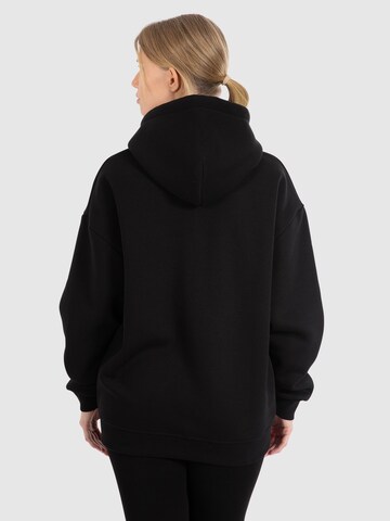Smilodox Zip-Up Hoodie 'Eda ' in Black