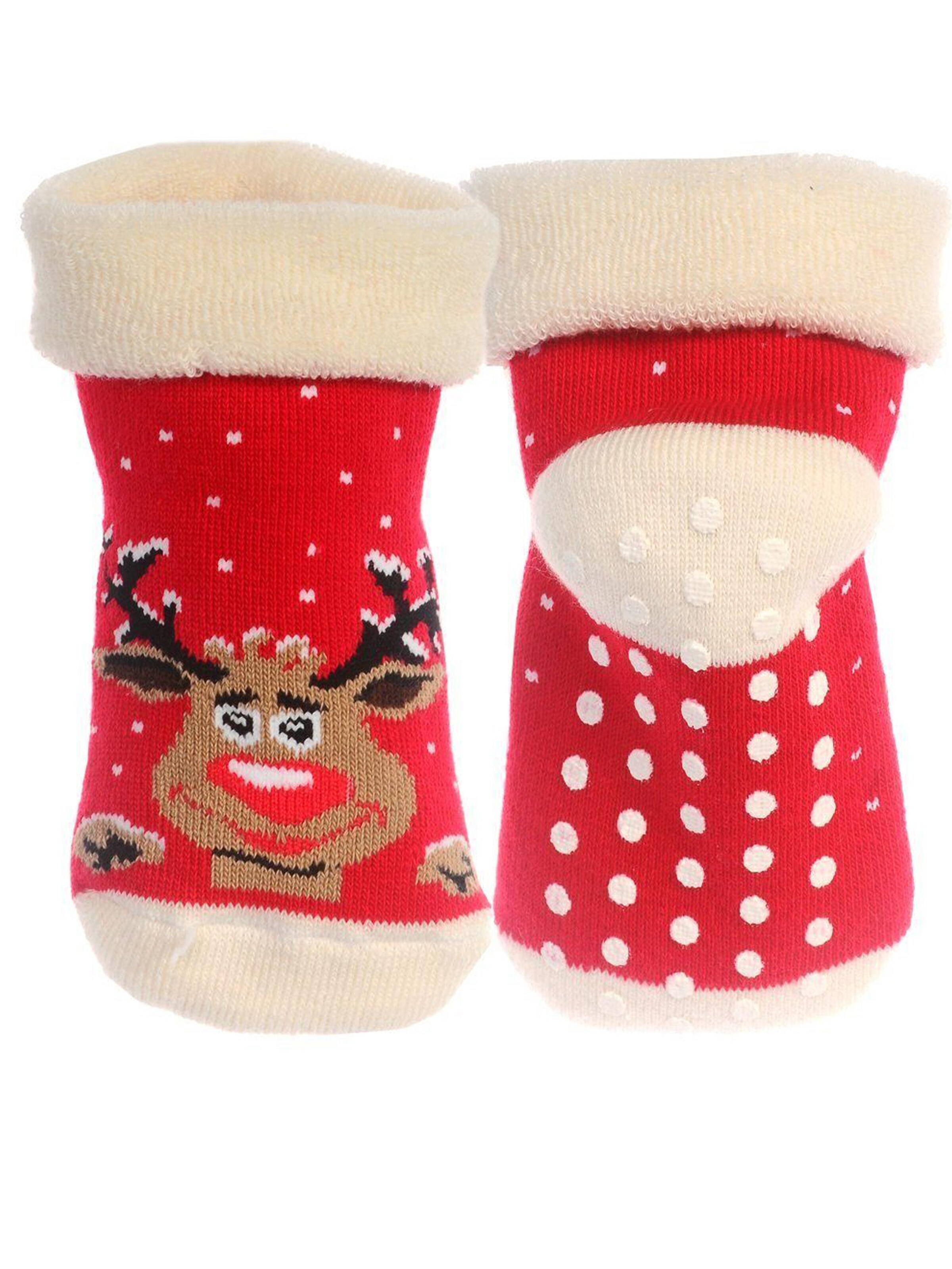 La Bortini Socken in Rot: Vorderseite