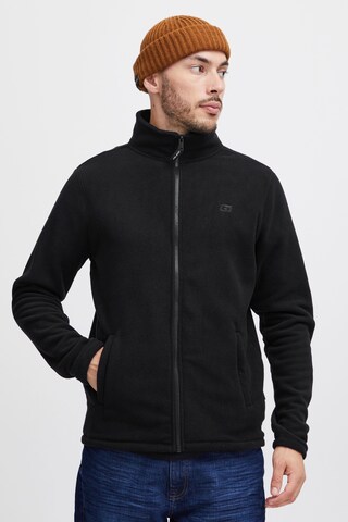 BLEND Fleece jacket in Black: front